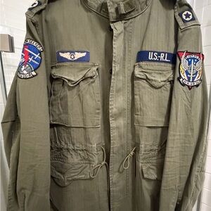 Brand New Polo Ralph Lauren Military Field Jacket - Size Large